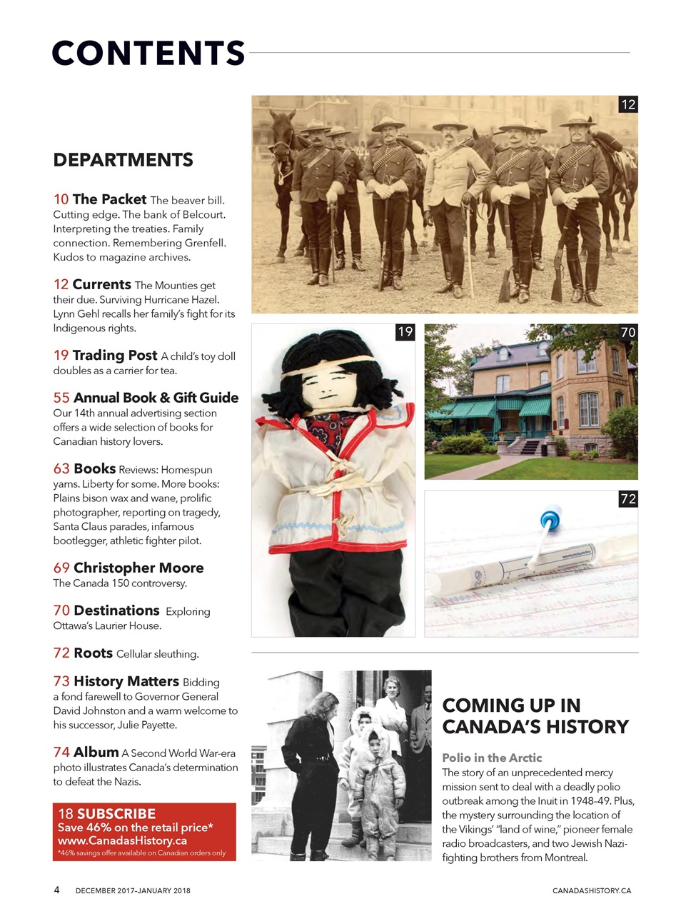 Canada's History Preview Pages