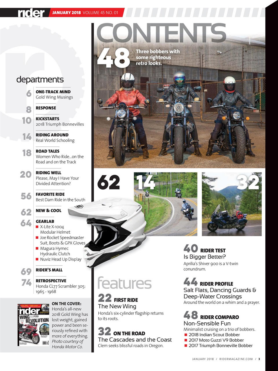 Rider Magazine Preview Pages