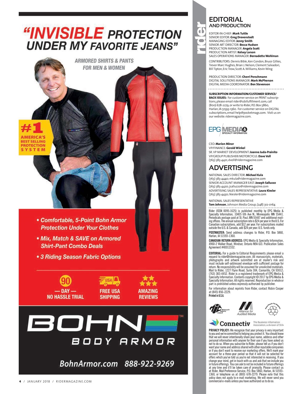 Rider Magazine Preview Pages