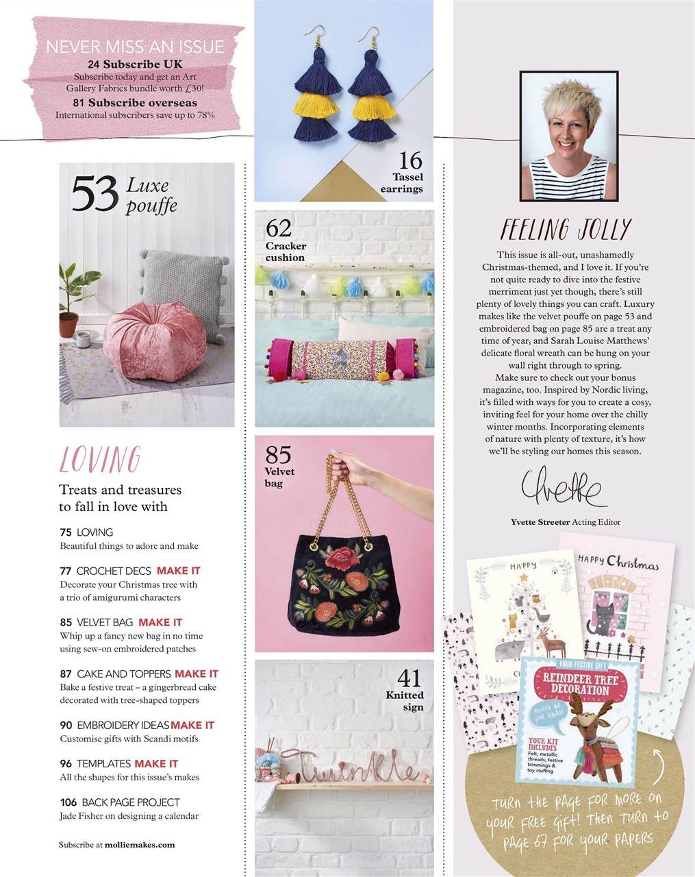 Mollie magazine Preview Pages