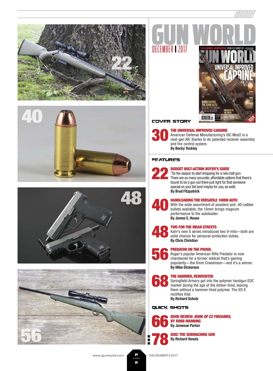 Gun World Preview Pages