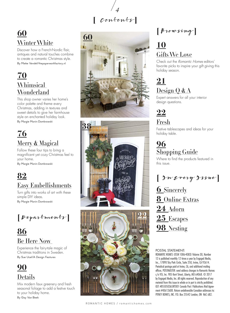 Romantic Homes Preview Pages