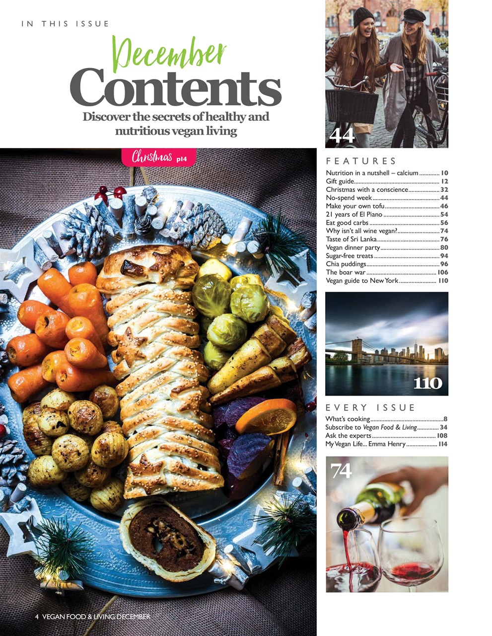 Vegan Food & Living Magazine Preview Pages