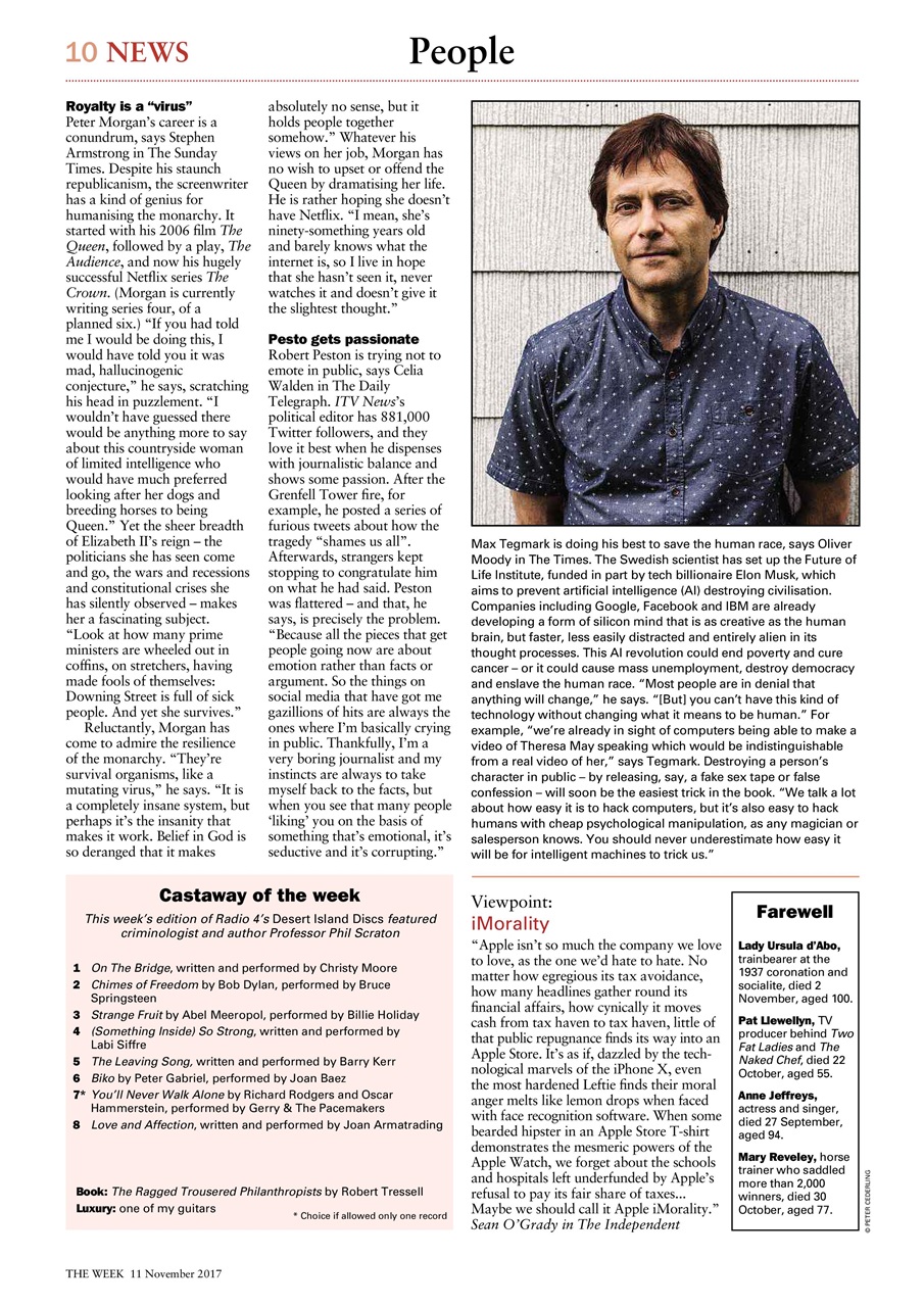 The Week Preview Pages