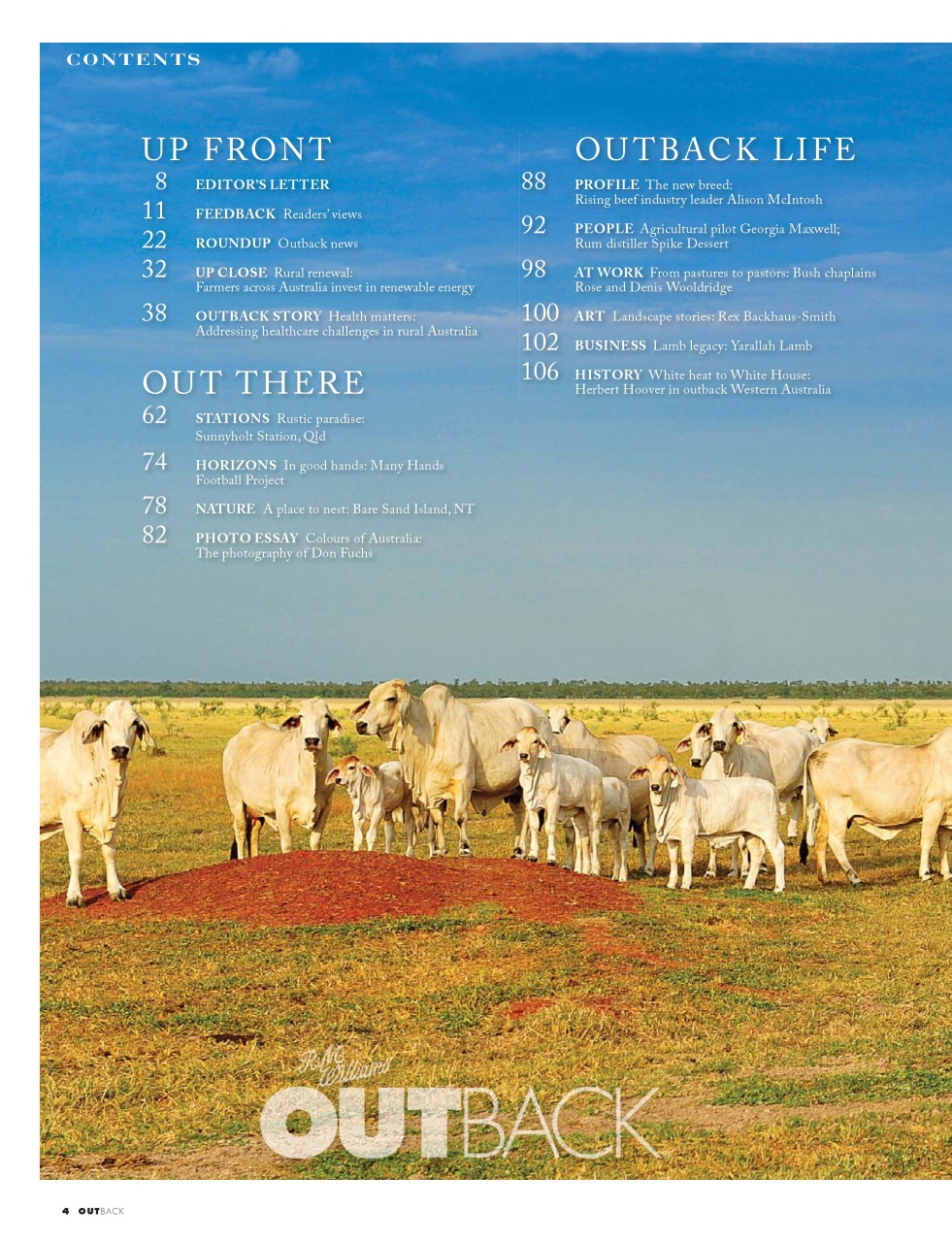 OUTBACK Magazine Preview Pages