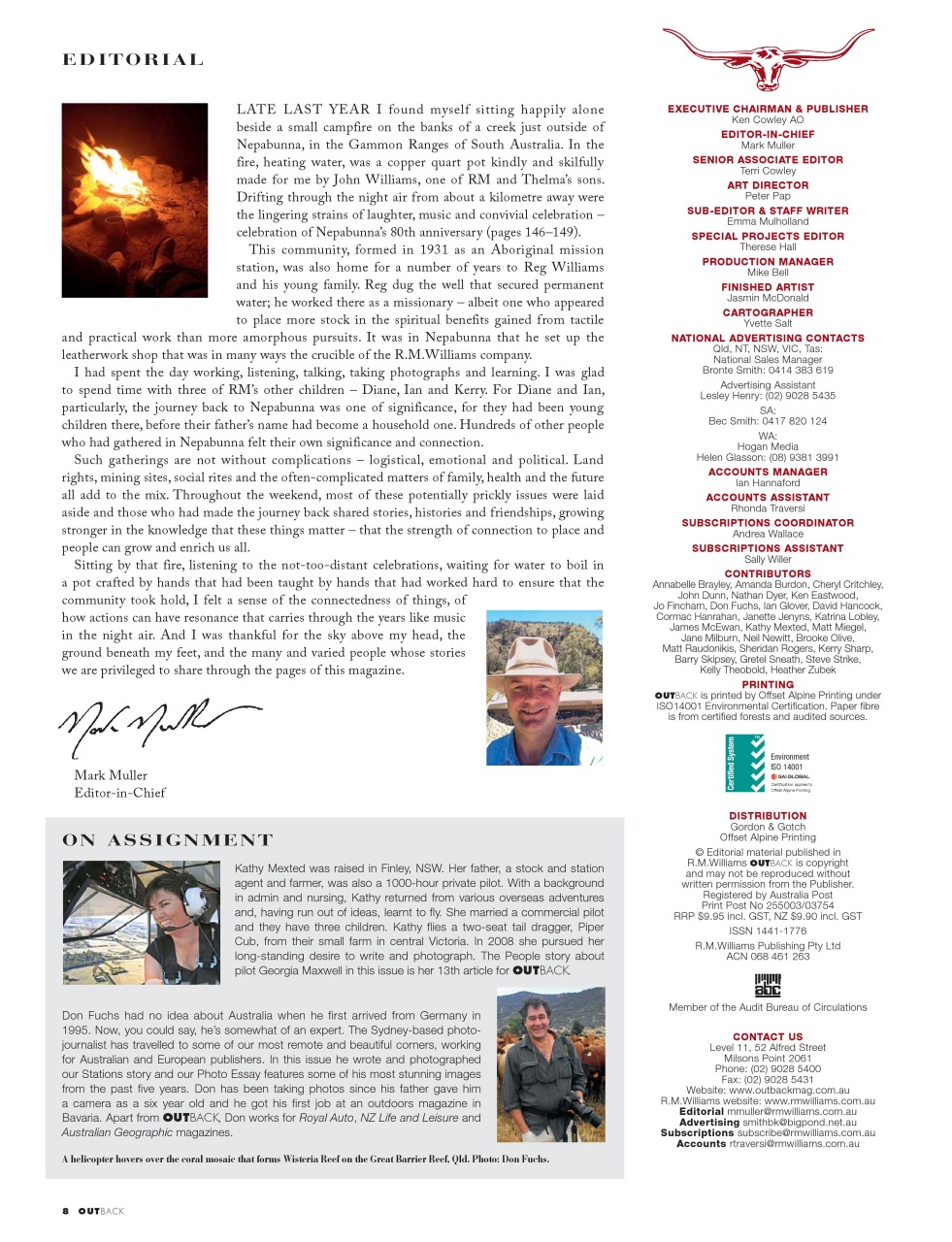 OUTBACK Magazine Preview Pages