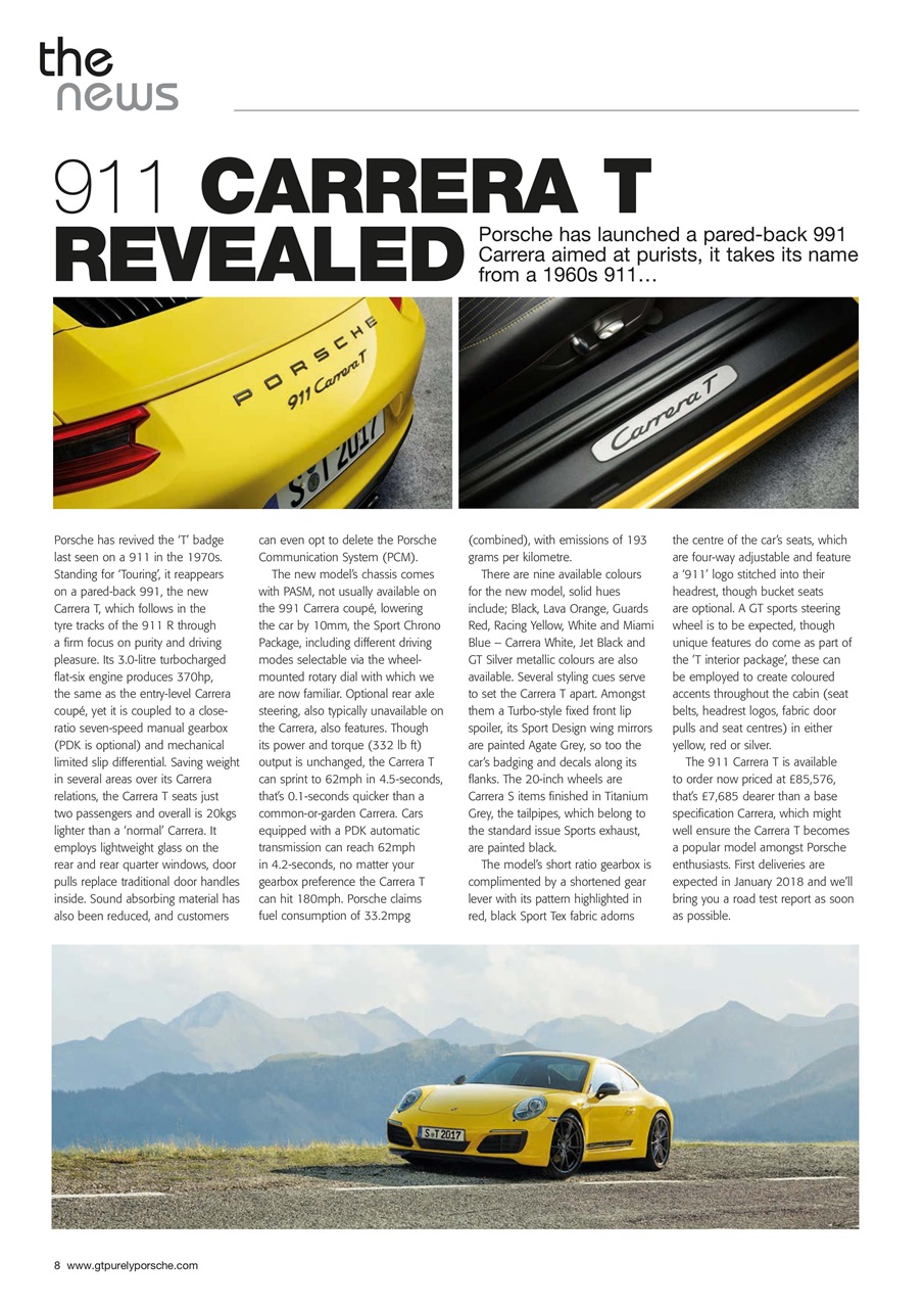 GT Porsche Preview Pages