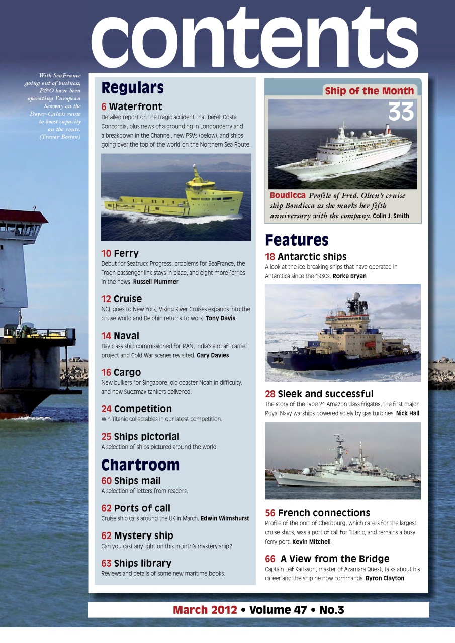 Ships Monthly Preview Pages