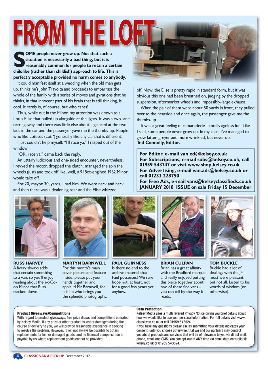 Classic Van & Pick-up Preview Pages