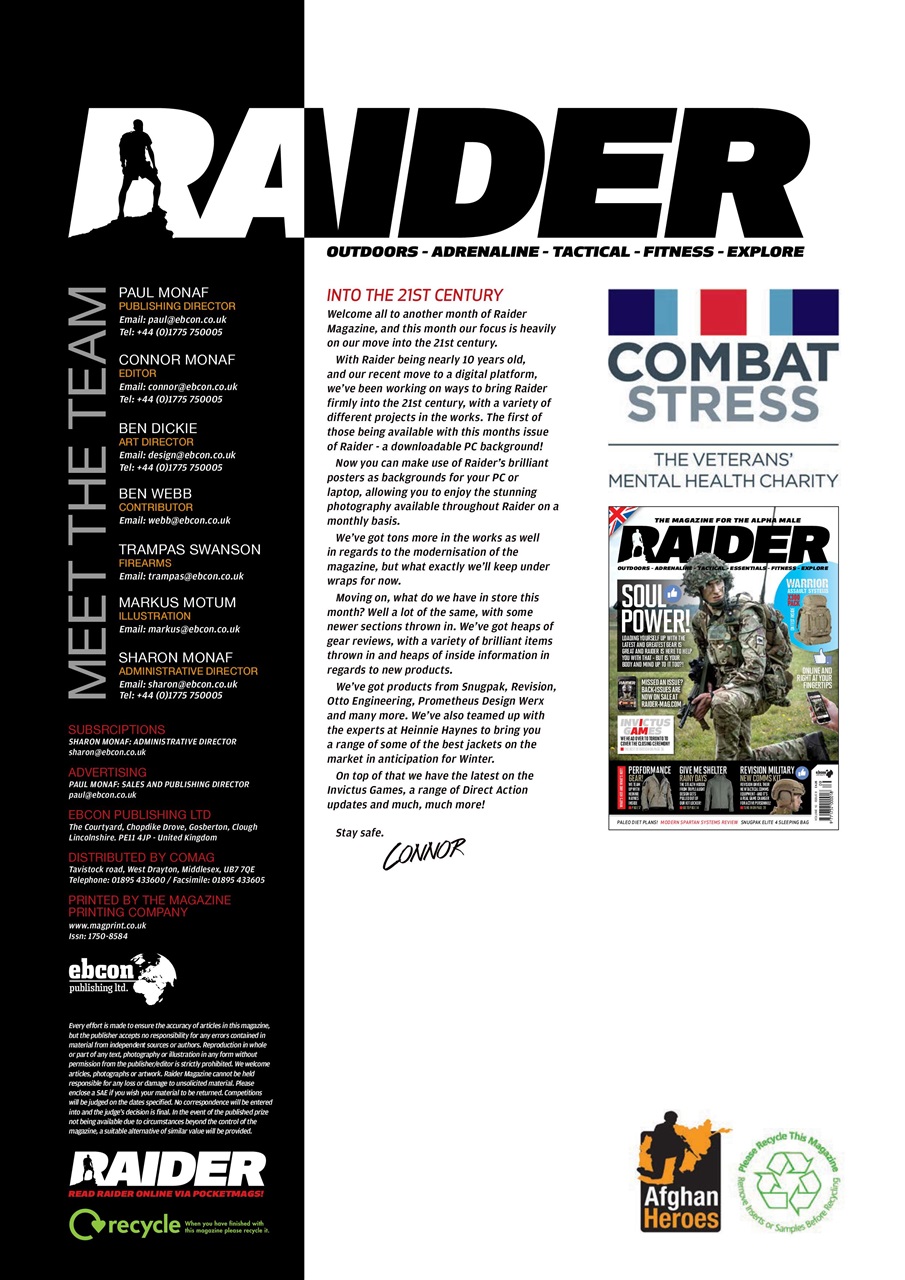 Raider Preview Pages