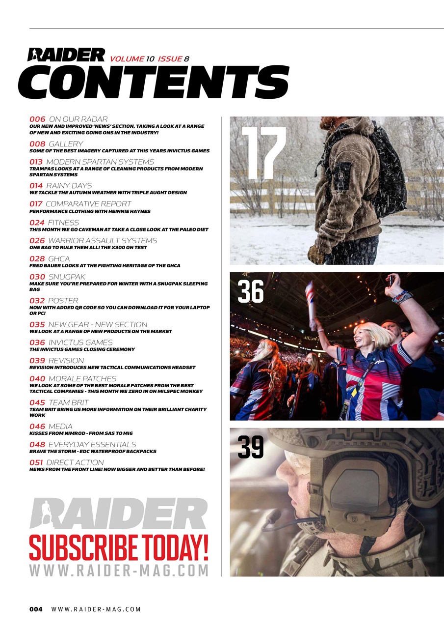 Raider Preview Pages