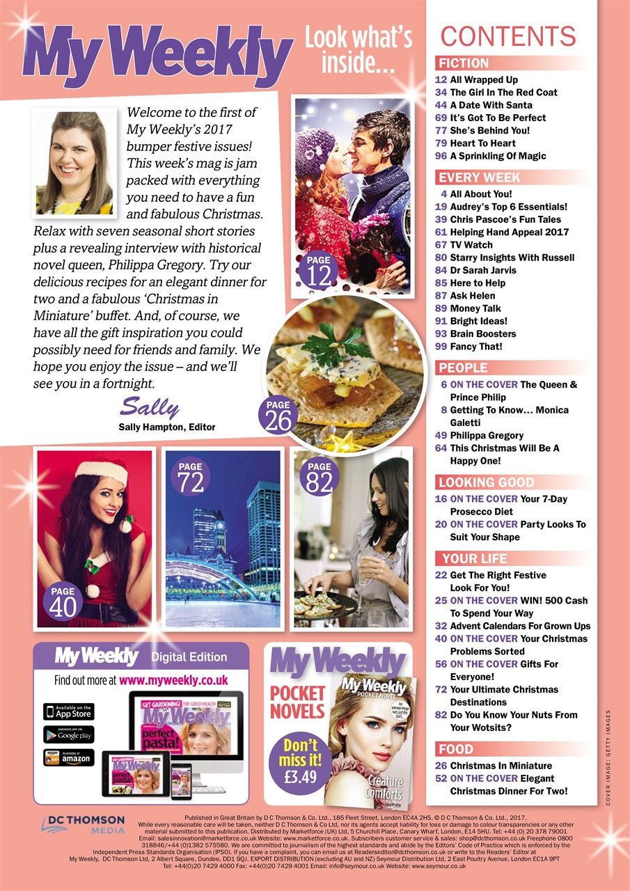 My Weekly Preview Pages