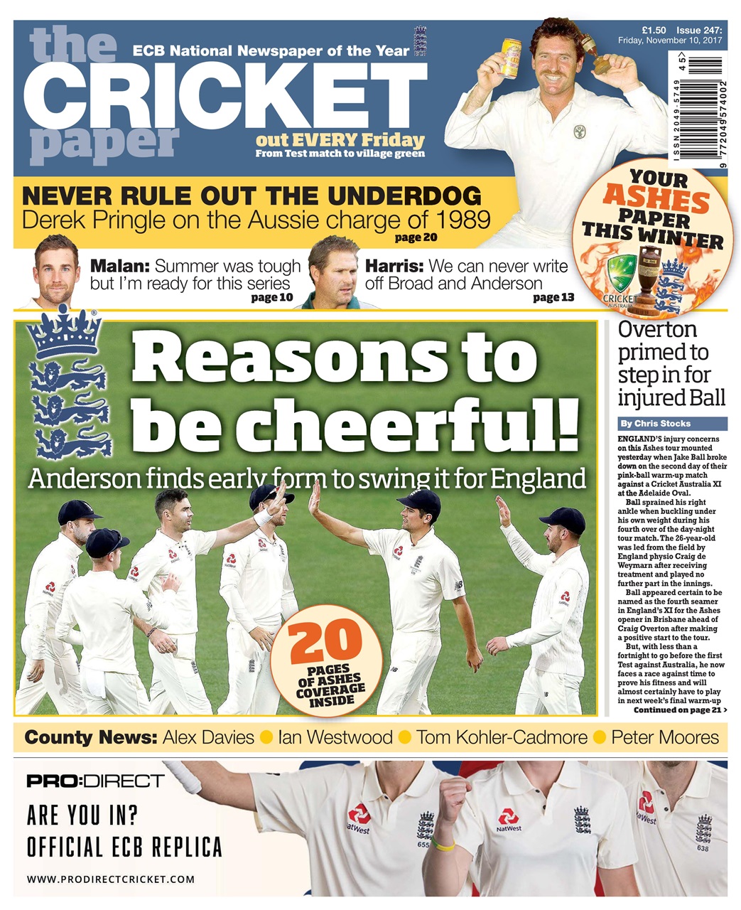 The Cricket Paper Preview Pages