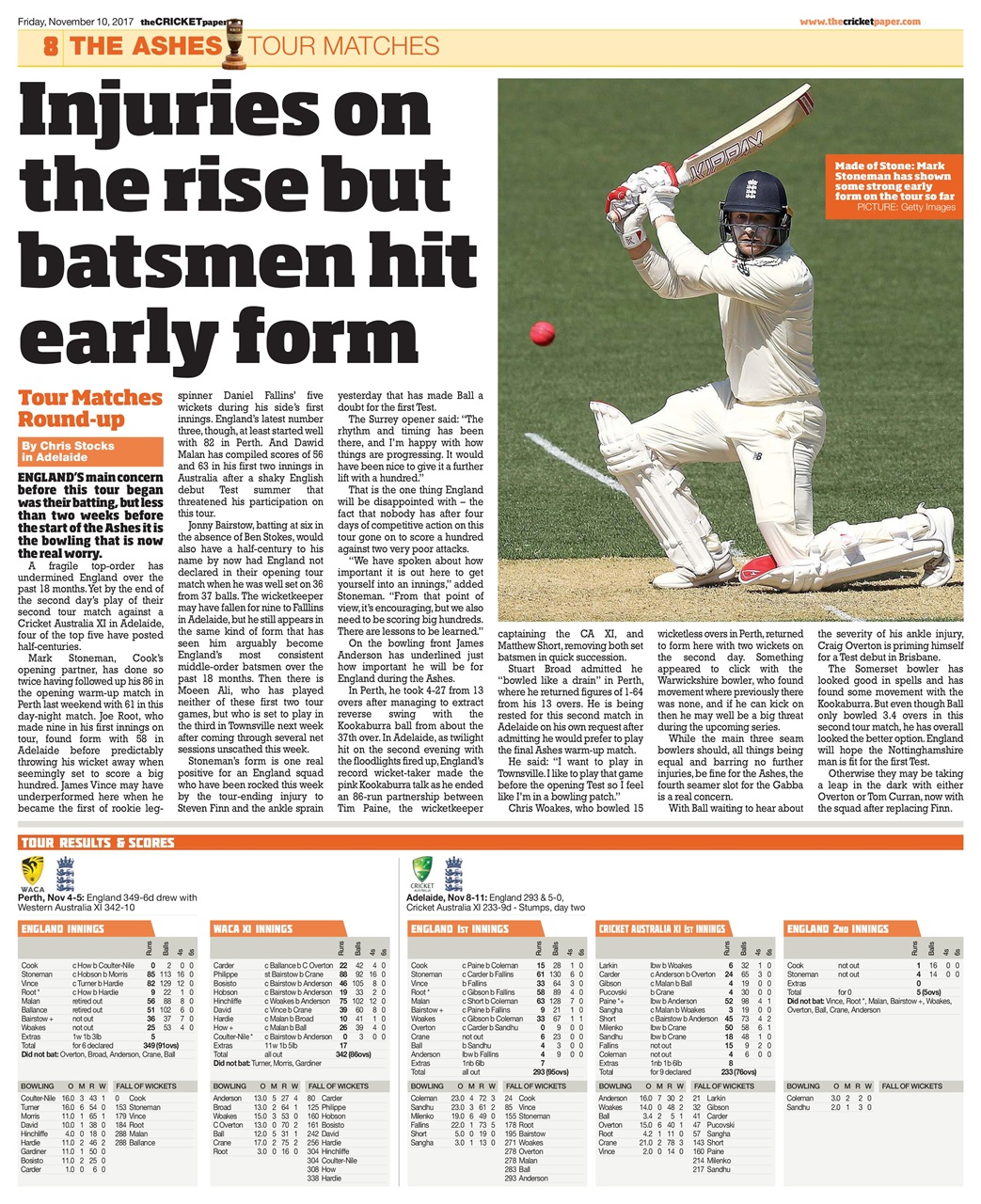 The Cricket Paper Preview Pages