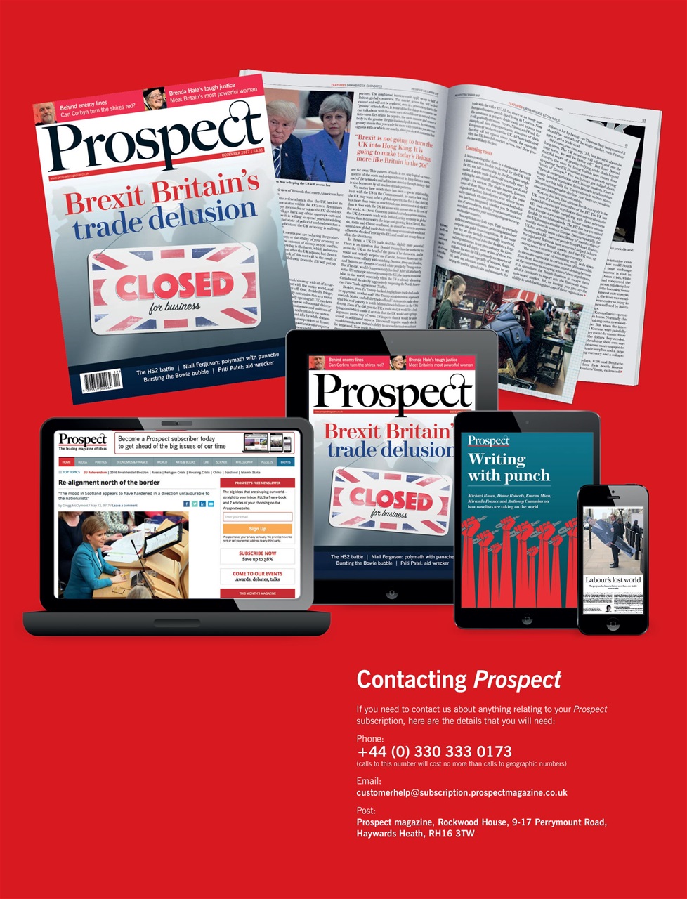 Prospect Magazine Preview Pages