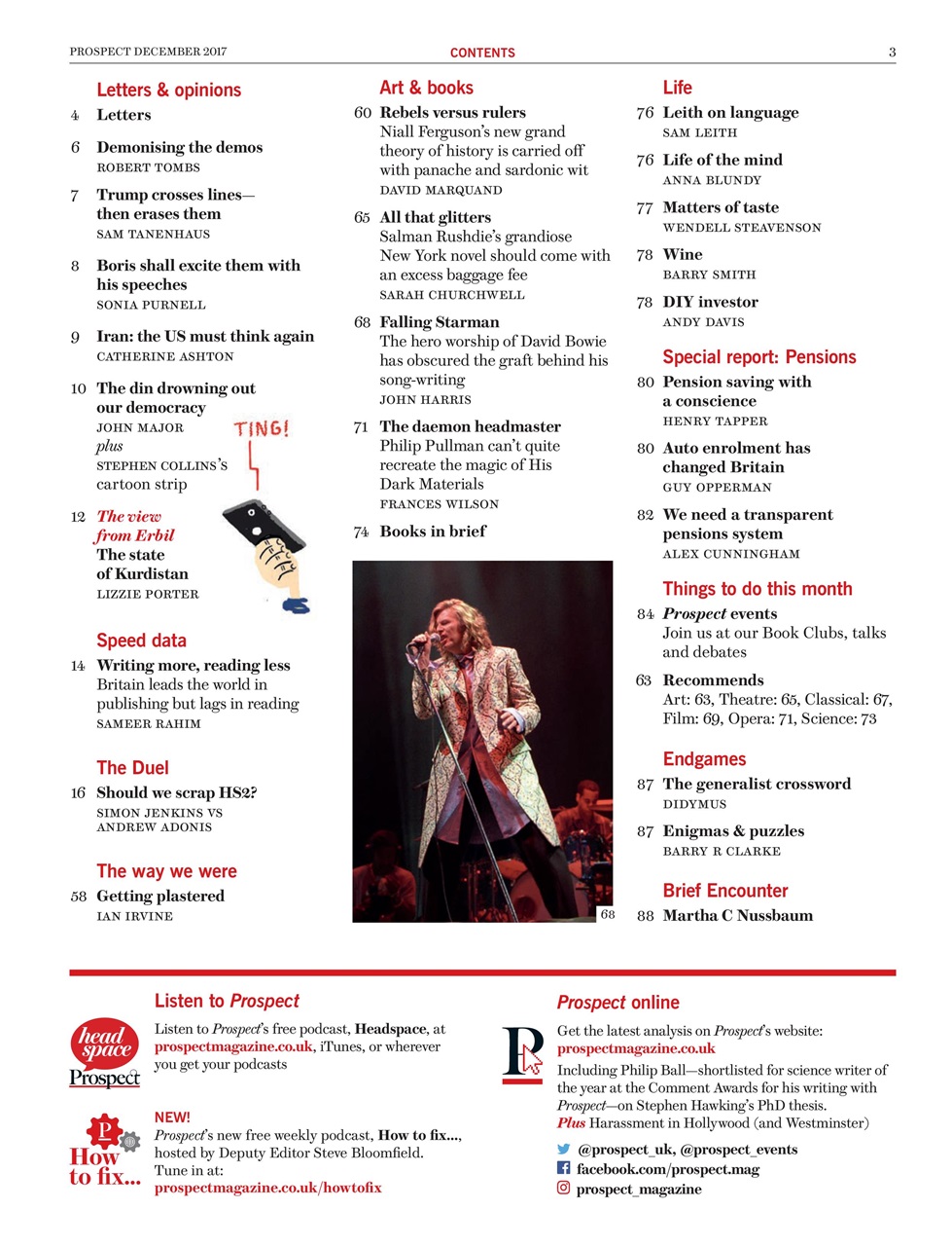 Prospect Magazine Preview Pages