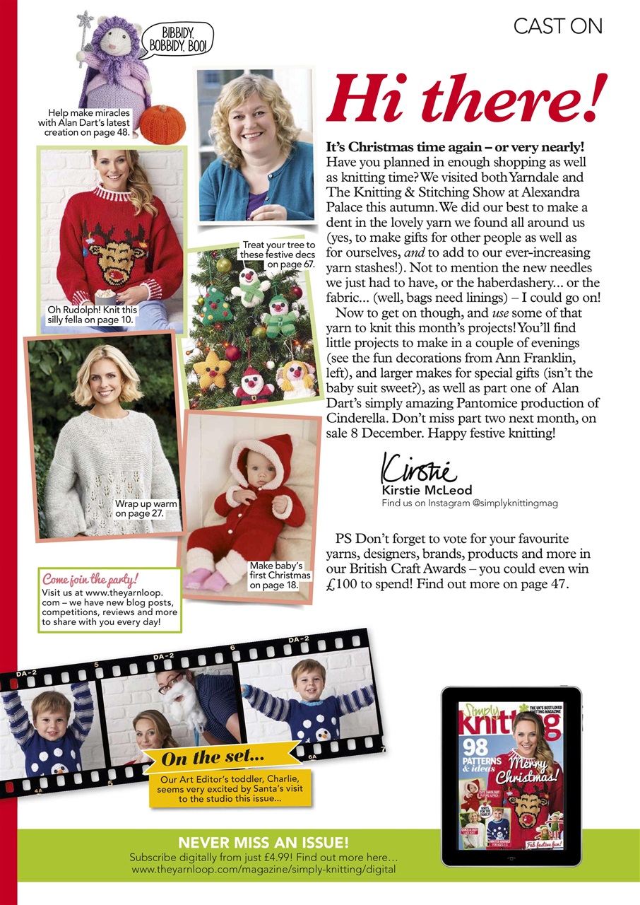 Simply Knitting Preview Pages