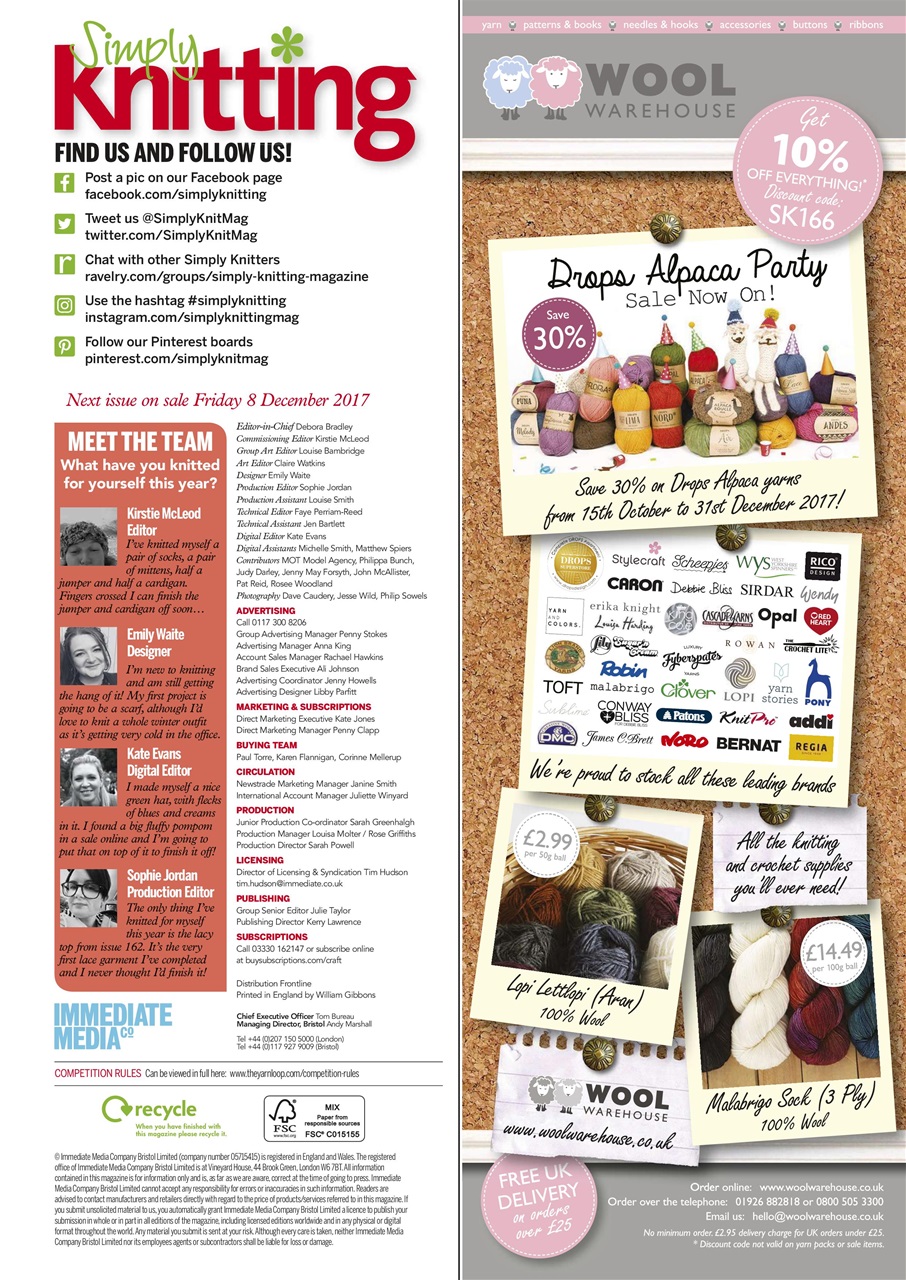 Simply Knitting Preview Pages