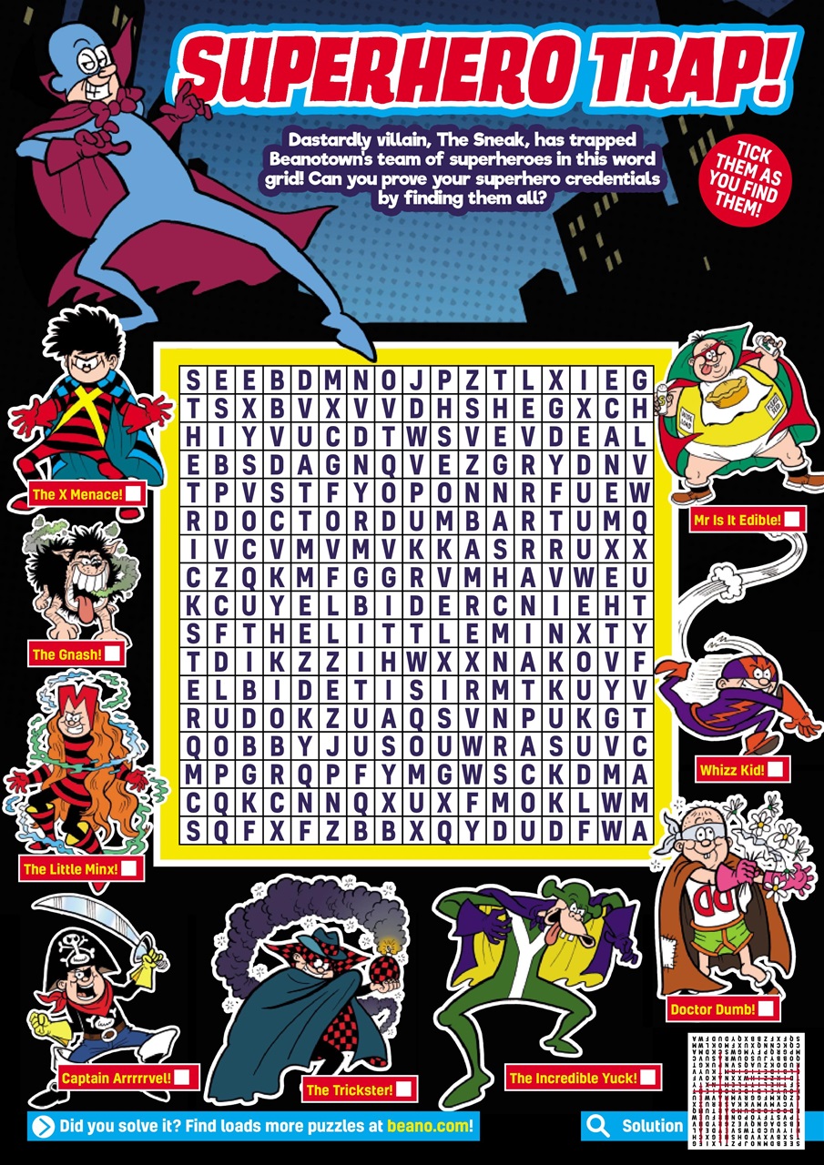 Beano Preview Pages