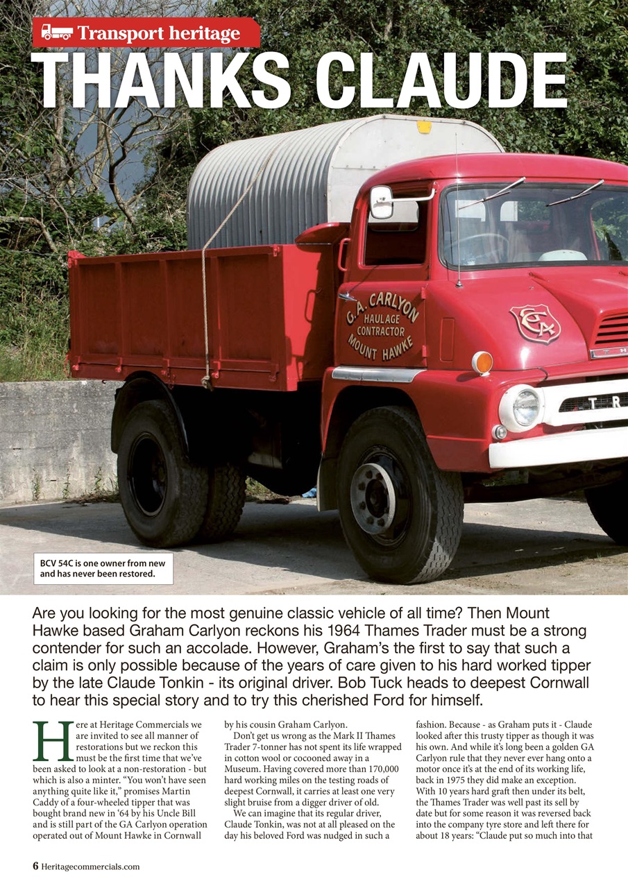 Heritage Commercials Magazine Preview Pages