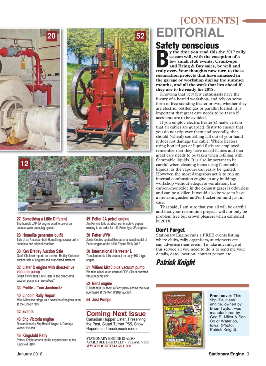 Stationary Engine Preview Pages