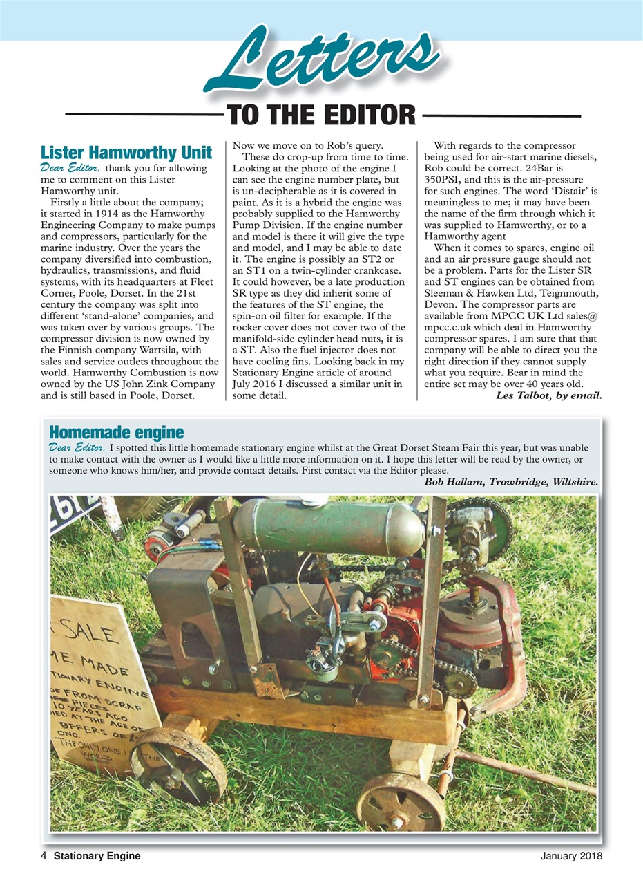 Stationary Engine Preview Pages