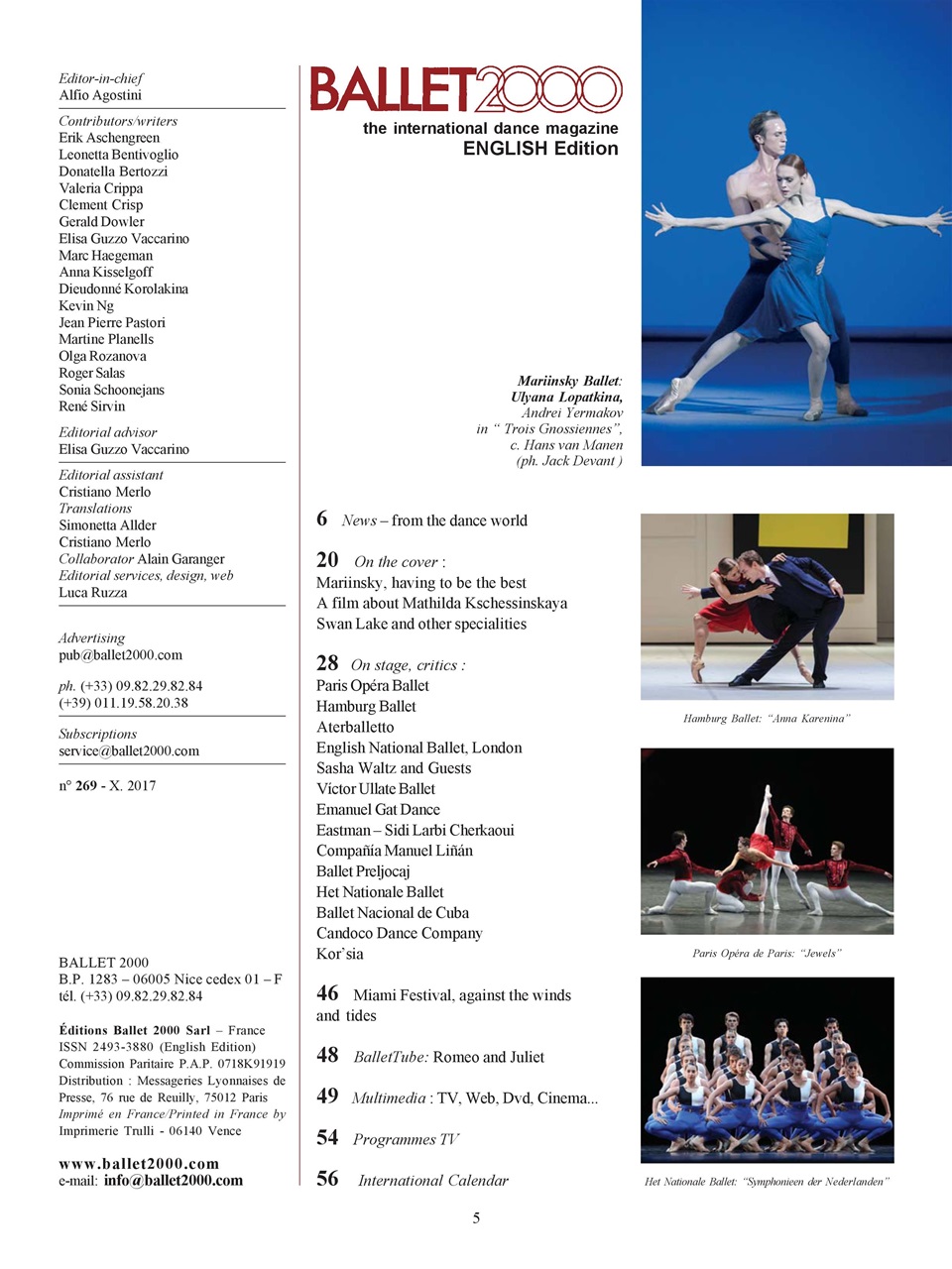BALLET2000 English Edition Preview Pages