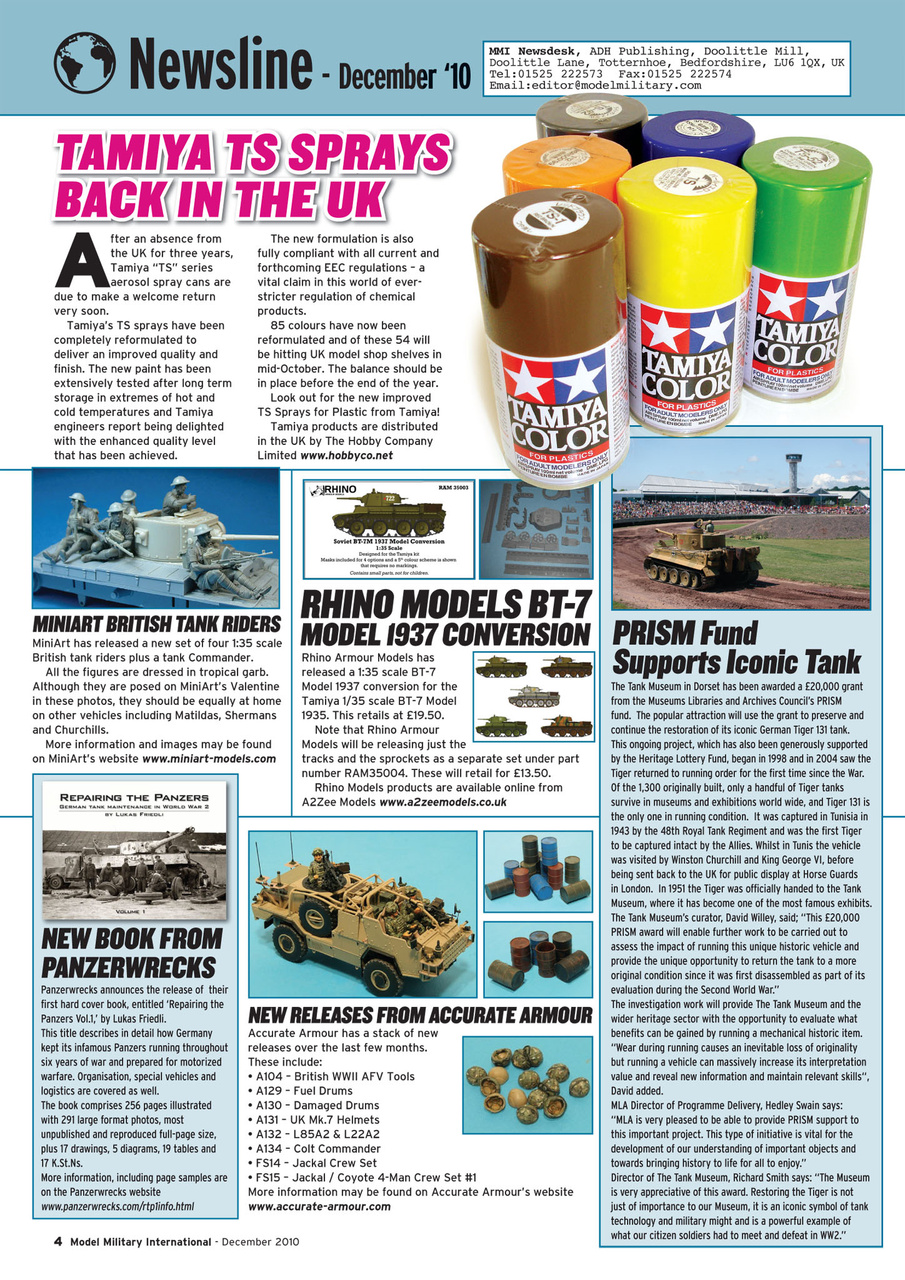 Model Military International Preview Pages