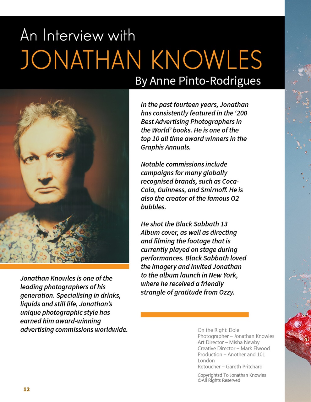 Lens Magazine Preview Pages