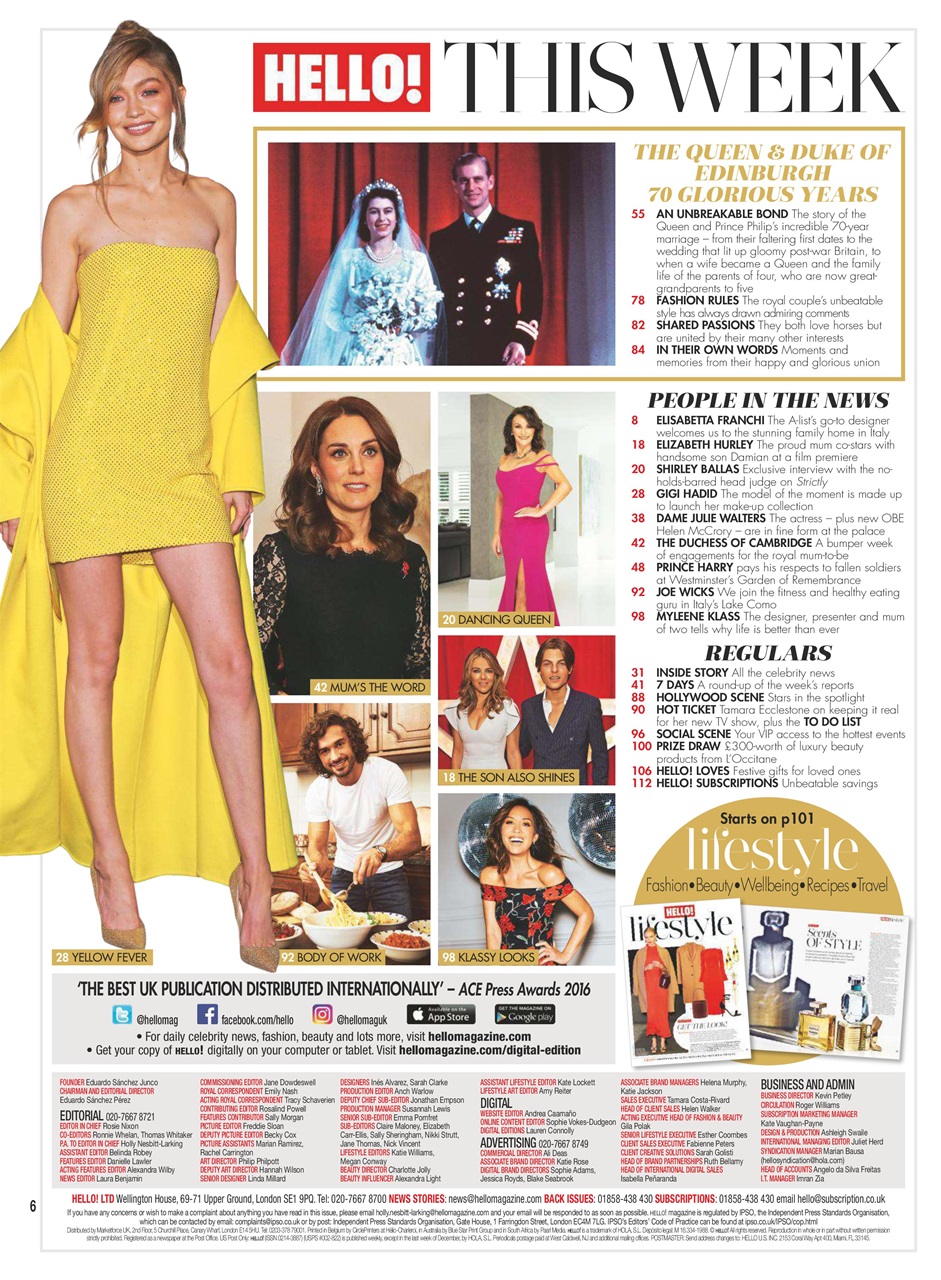 Hello! Magazine Preview Pages