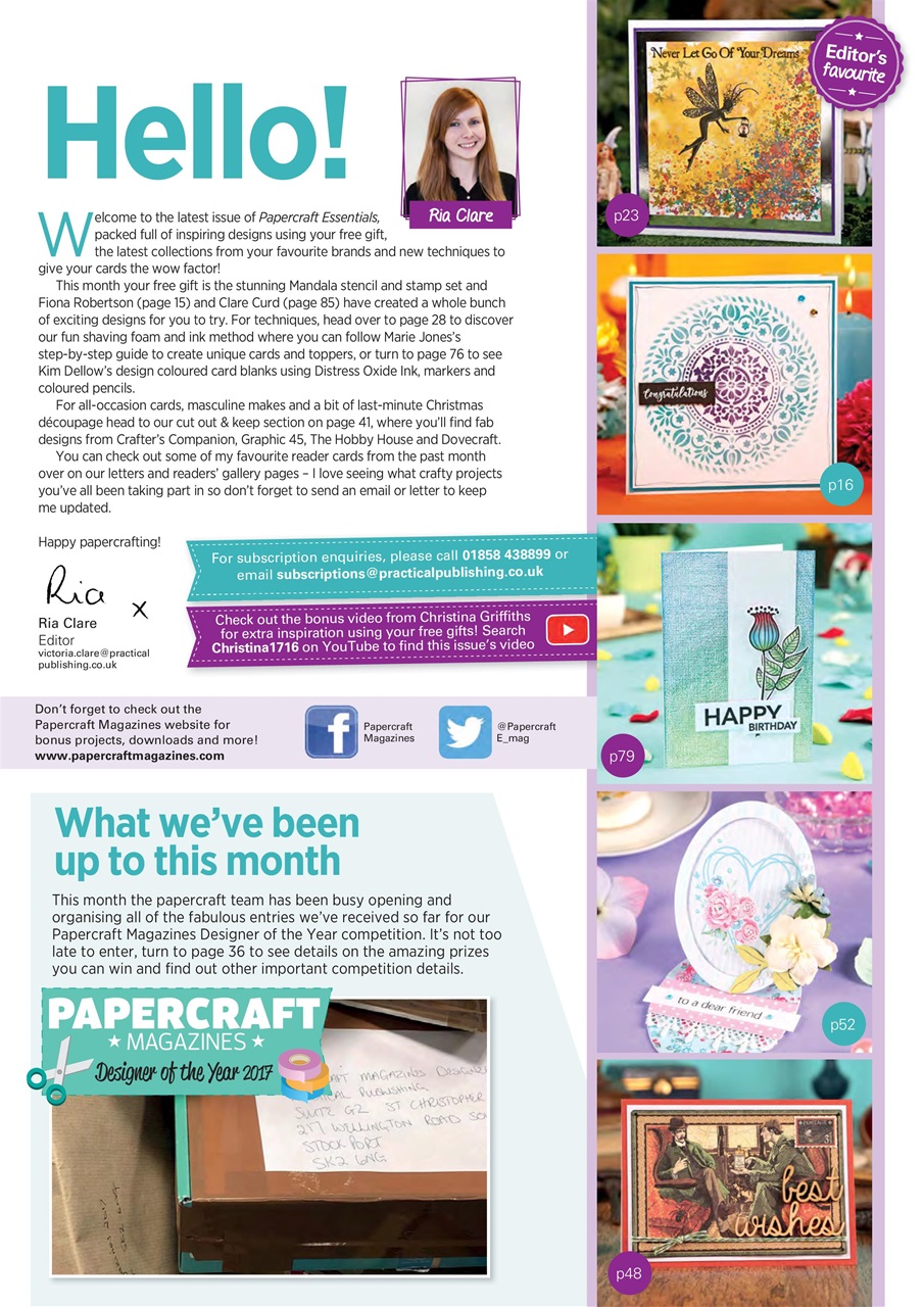 Papercraft Essentials Preview Pages