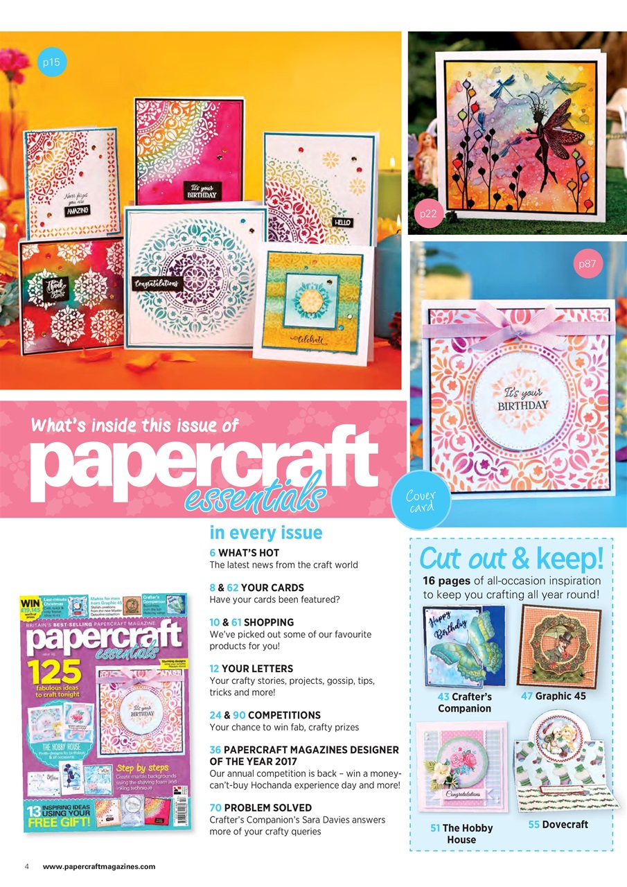 Papercraft Essentials Preview Pages