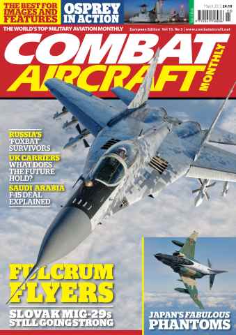 Combat Aircraft Journal issue European Edition - Vol 13 No 3