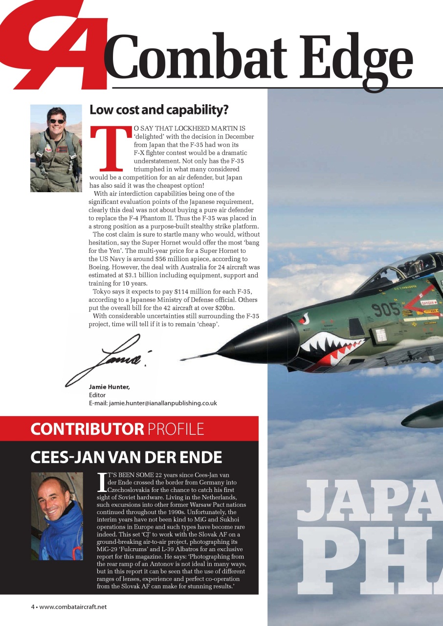 Combat Aircraft Journal Preview Pages