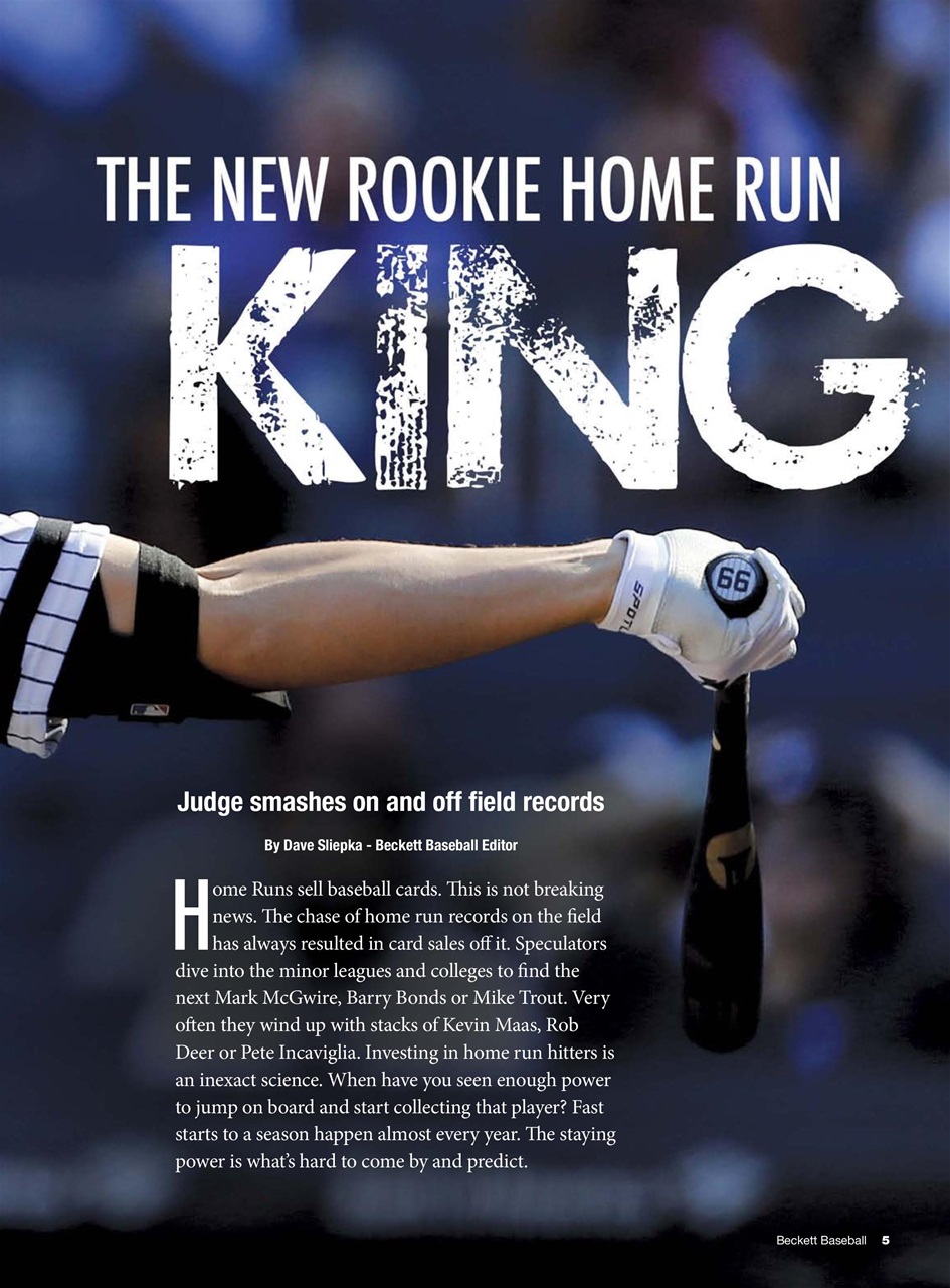 Beckett Baseball Magazine Preview Pages