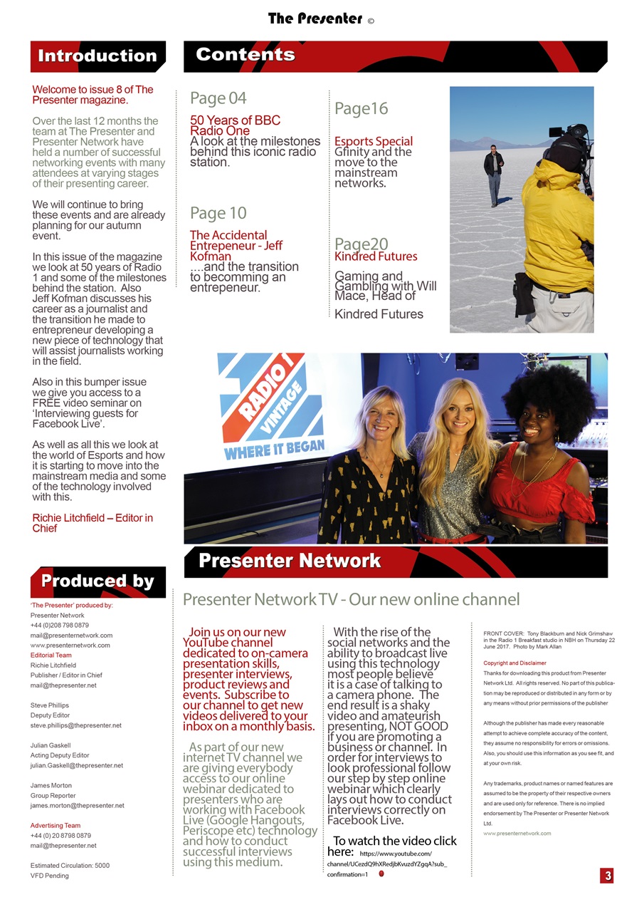 The Presenter Preview Pages