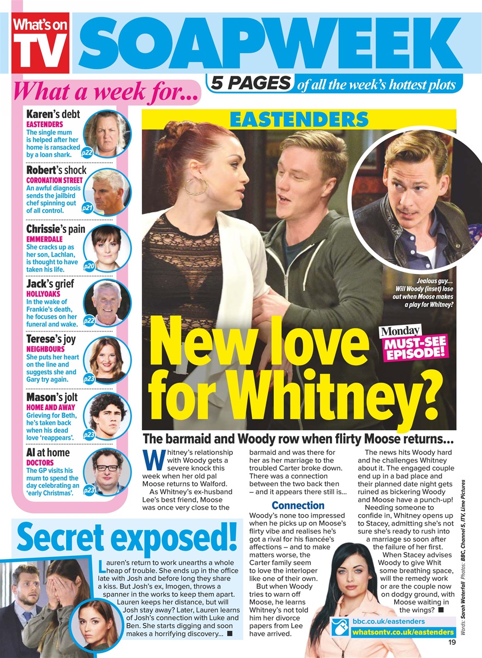 What's on TV Preview Pages