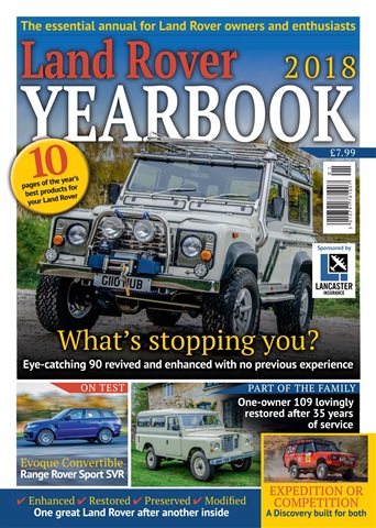 Land Rover Yearbook 2018 issue Land Rover Yearbook 2018