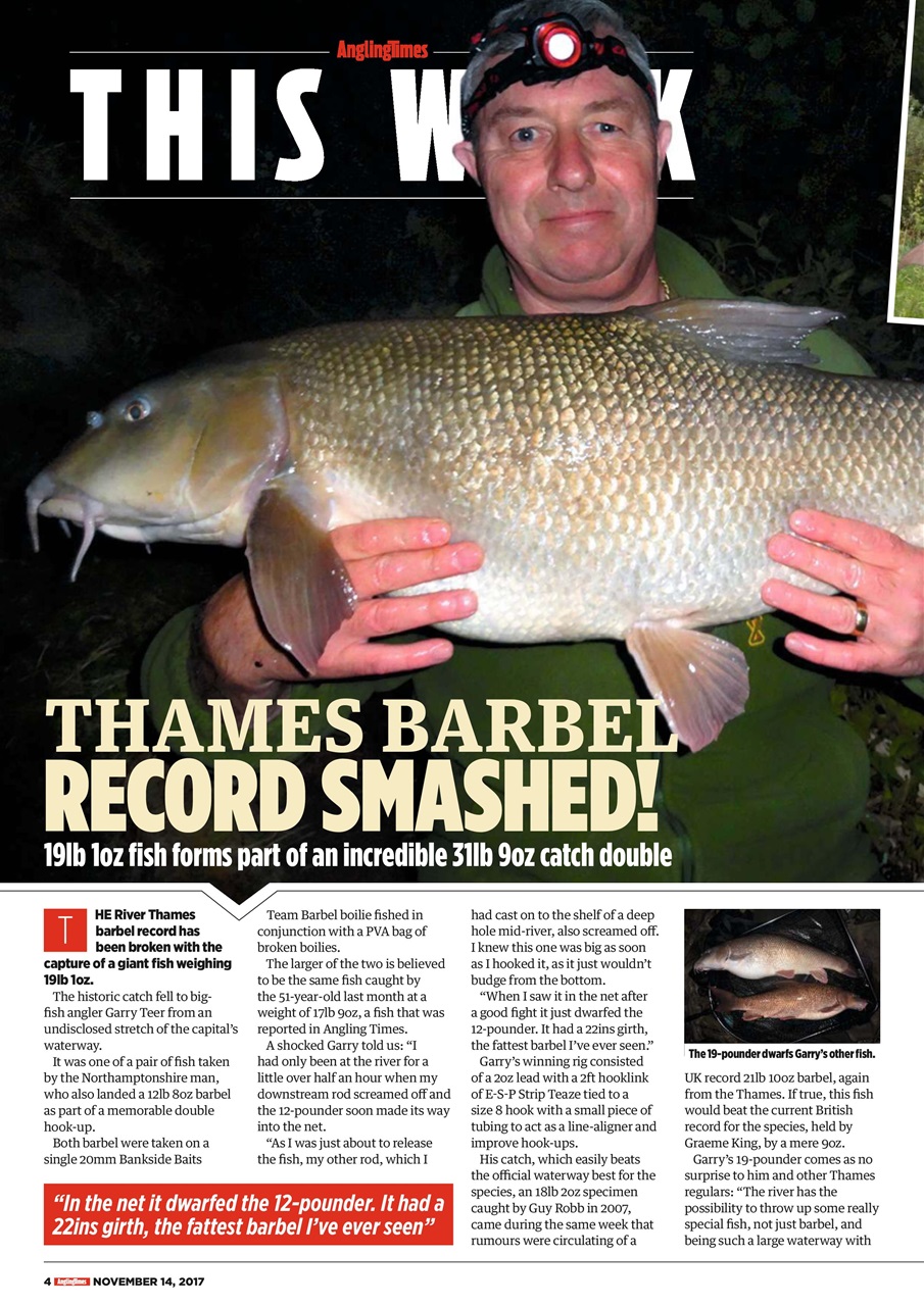 Angling Times Preview Pages
