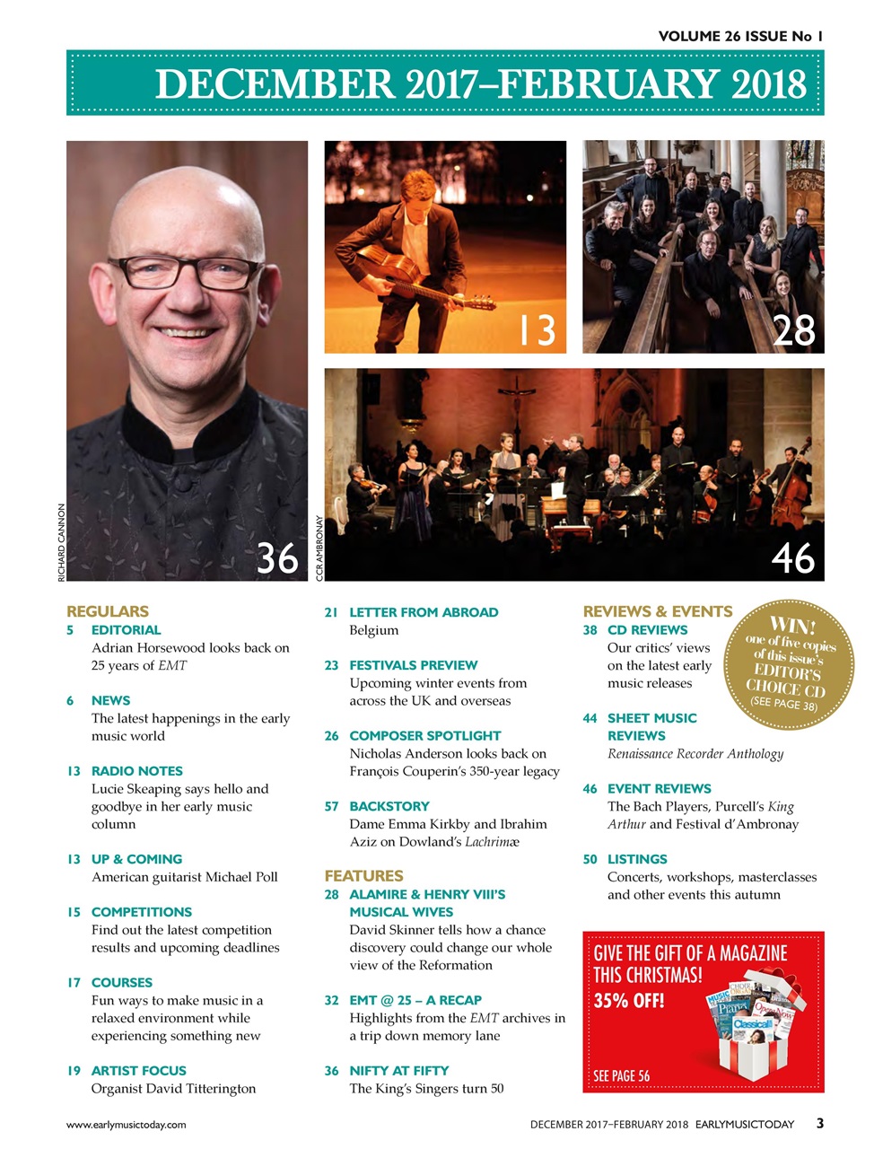 Early Music Today Preview Pages