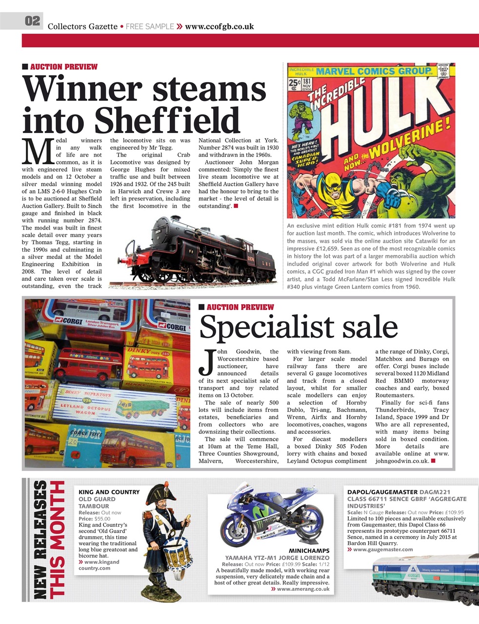 Collectors Gazette Preview Pages