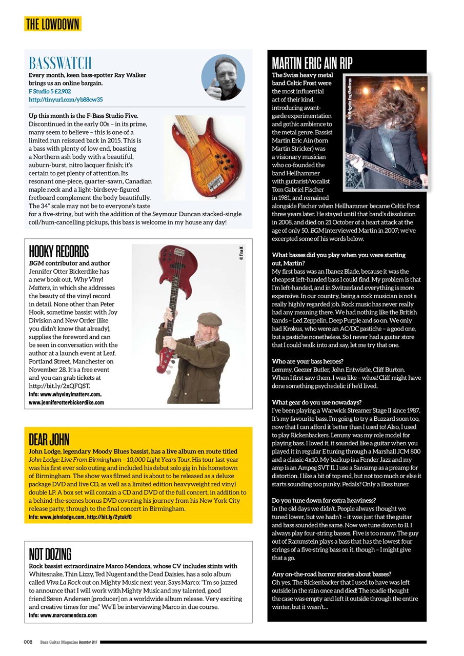 Bass Player UK Preview Pages