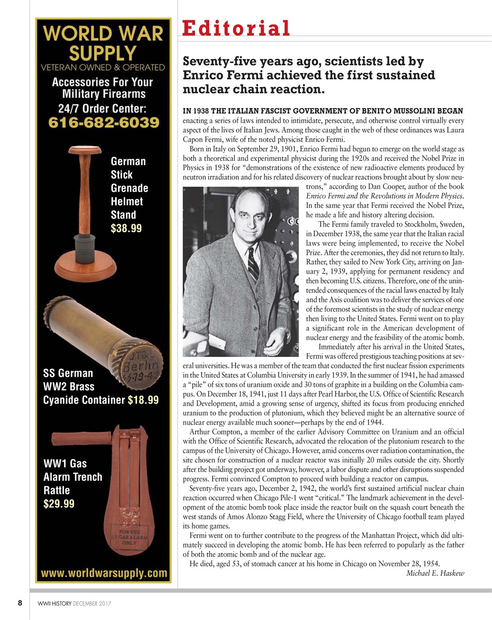 WW2 History Magazine Preview Pages