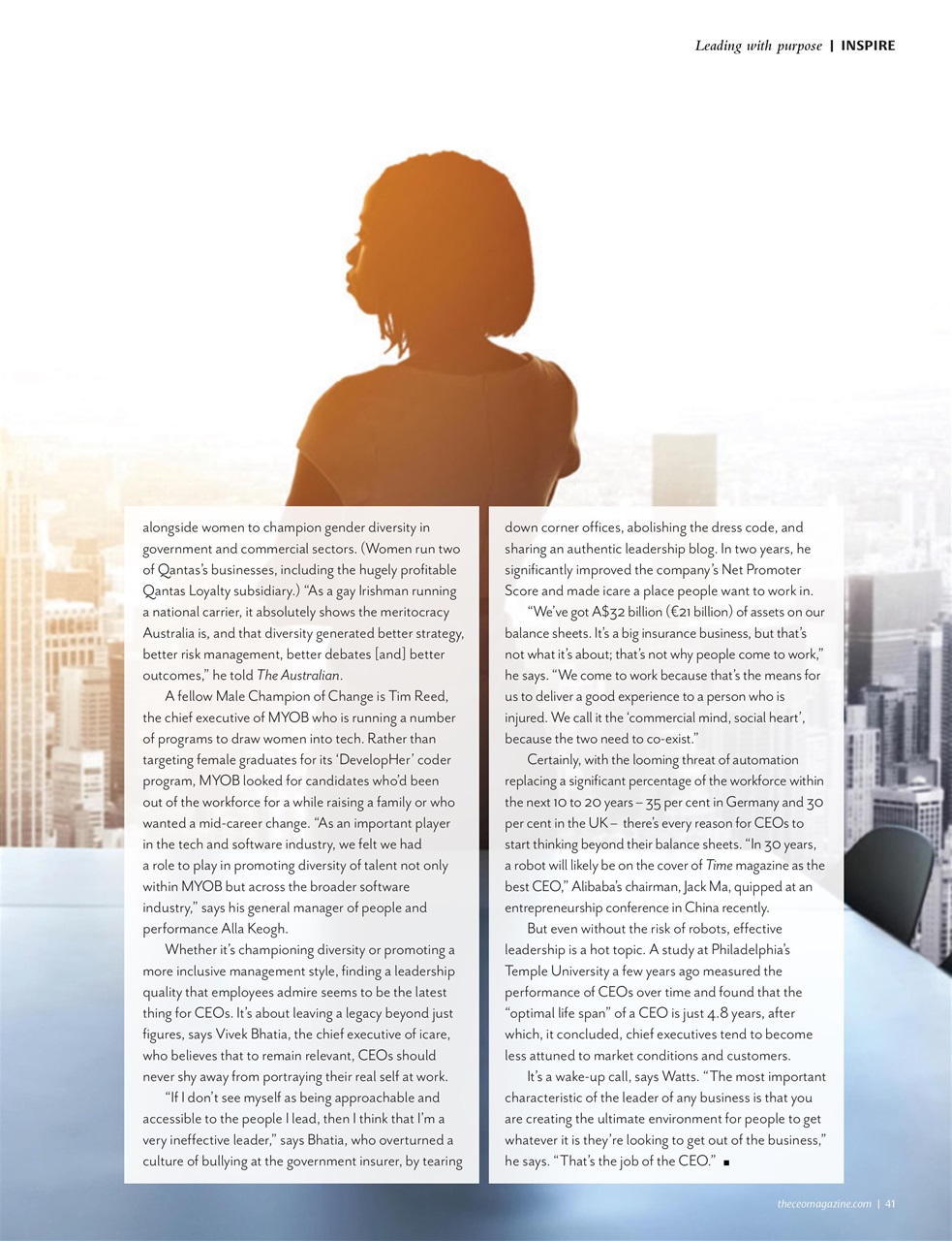 The CEO Magazine EMEA Preview Pages