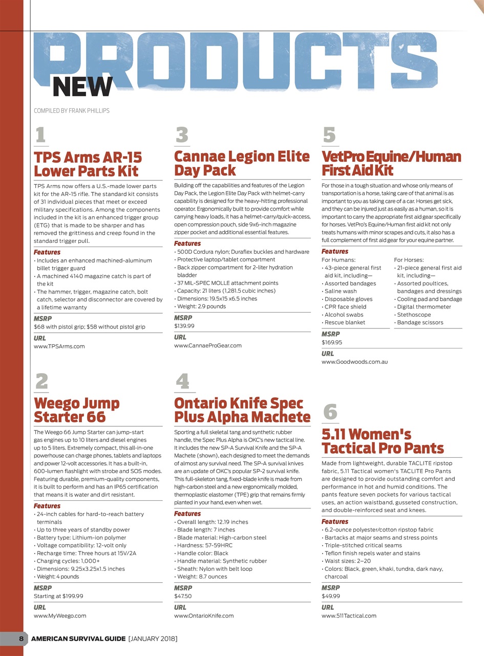 American Outdoor Guide: Boundless Preview Pages