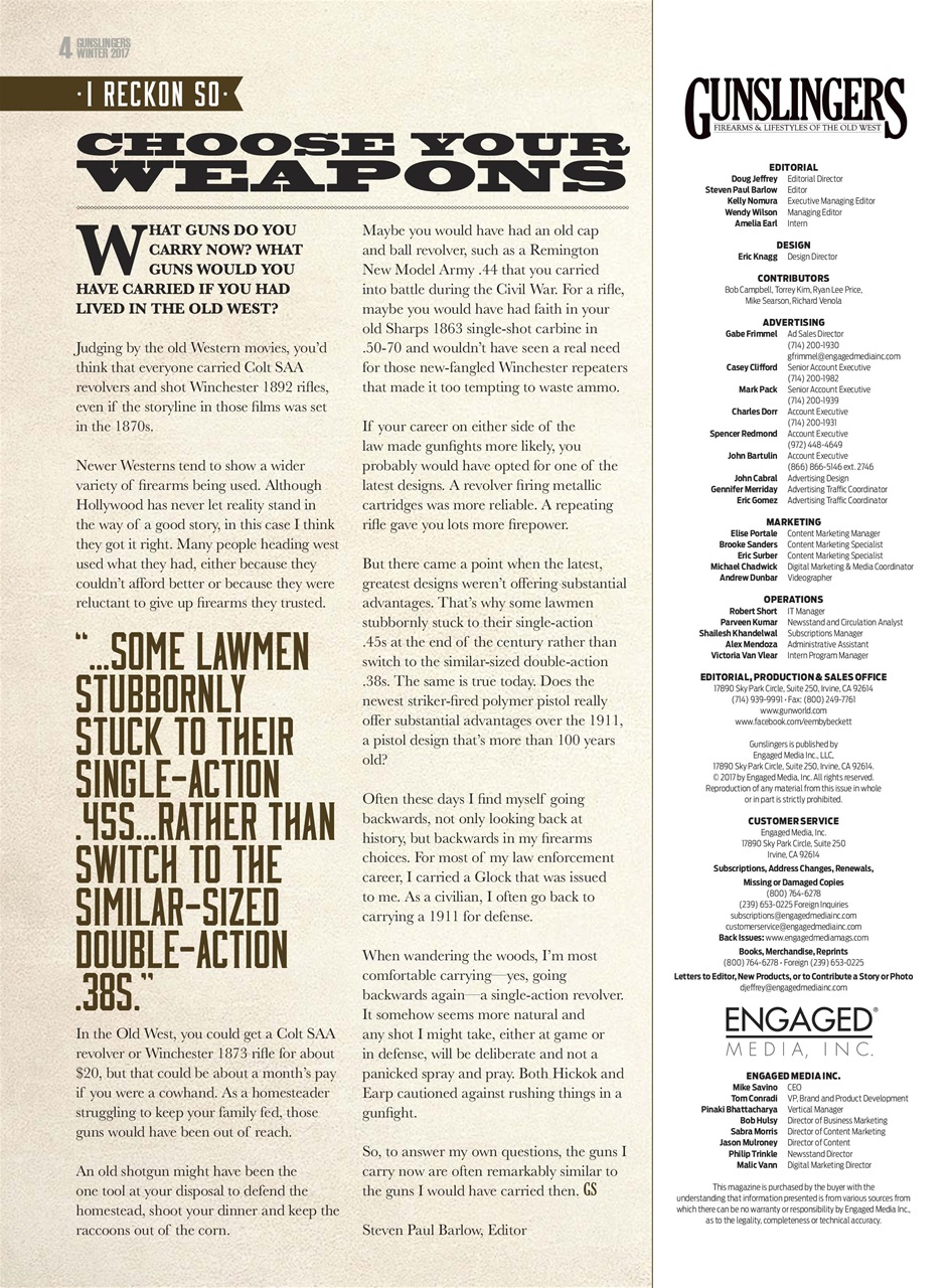Gun World Preview Pages