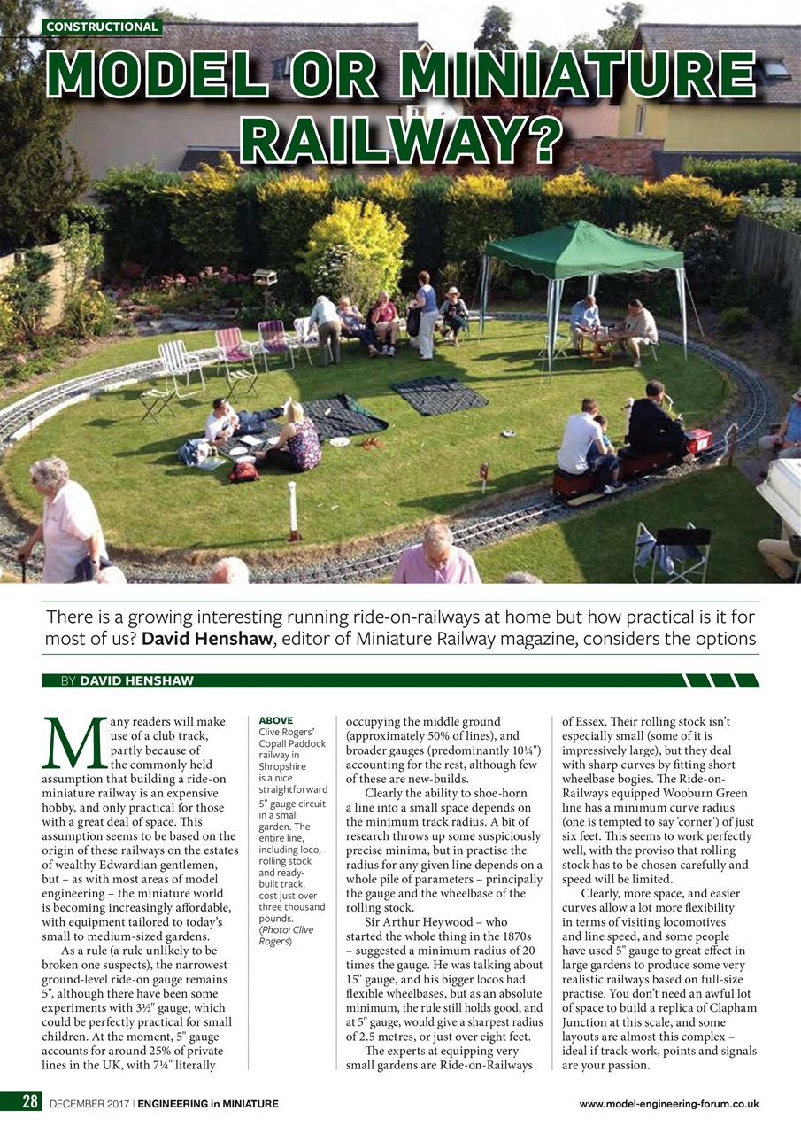 Engineering in Miniature Preview Pages