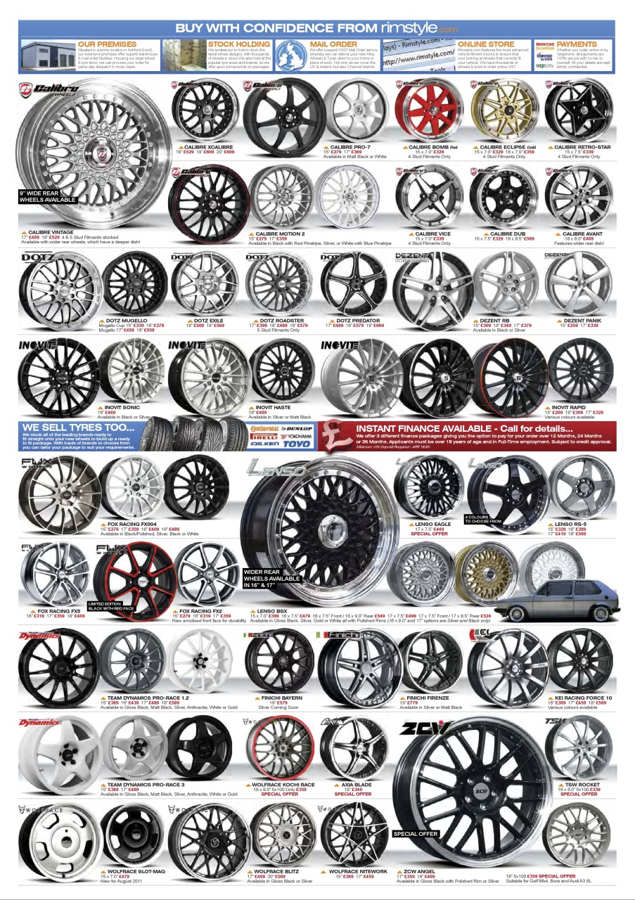 Volkswagen Golf + Preview Pages