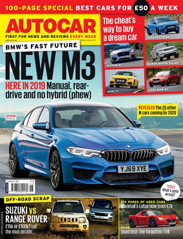 Autocar issue 15th November 2017