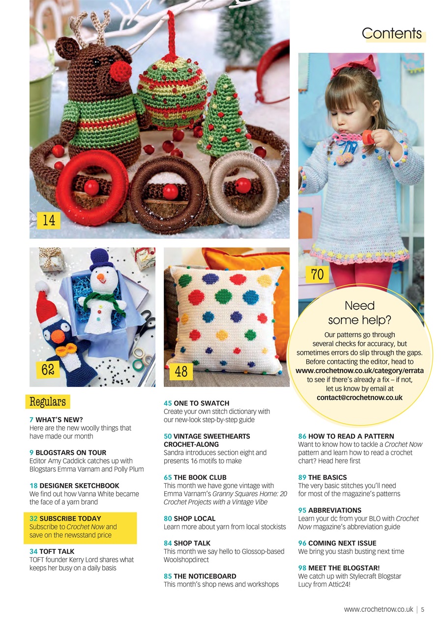 Crochet Now Magazine Preview Pages
